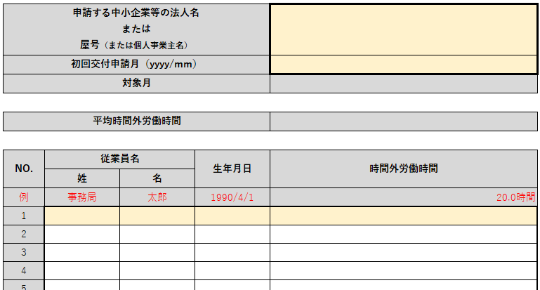 時間外労働時間